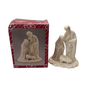 Vintage Treasured Times Nativity Figurine with Box 3.5”